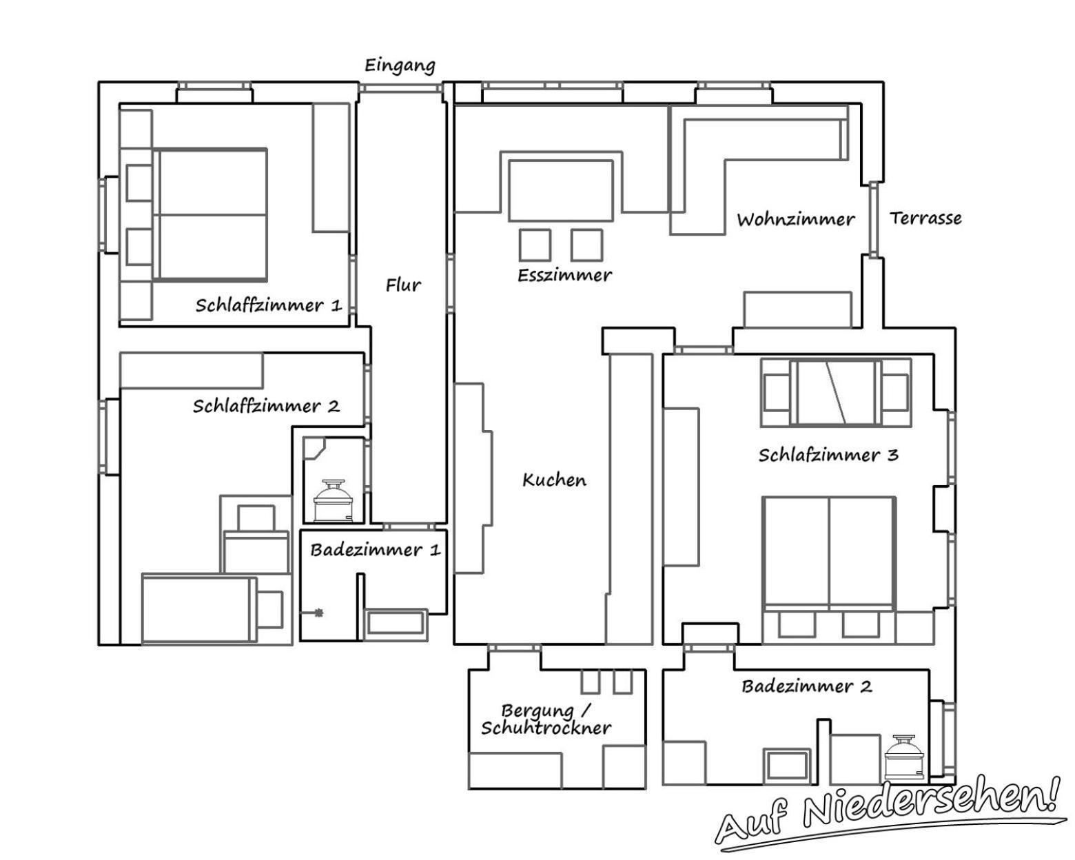 Ferienwohnung Auf Niedersehen - 8 Personen - Kitzbuehler Alpen - Hoehe Tauern Np Hollersbach im Pinzgau Extérieur photo